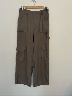 Gray Utility Cargo Pants
